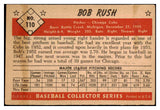 1953 Bowman Color Baseball #110 Bob Rush Cubs EX+/EX-MT 477239