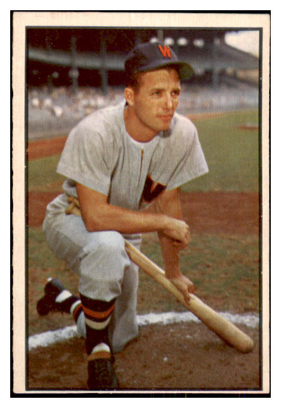 1953 Bowman Color Baseball #015 Jim Busby Senators EX-MT 477240