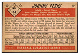 1953 Bowman Color Baseball #134 Johnny Pesky Tigers EX-MT 477263