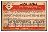 1953 Bowman Color Baseball #024 Jackie Jensen Senators EX 477266