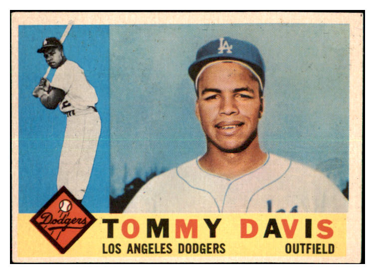 1960 Topps Baseball #509 Tommy Davis Dodgers EX 477274