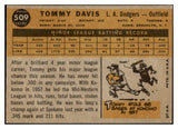 1960 Topps Baseball #509 Tommy Davis Dodgers EX 477274