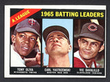 1966 Topps Baseball #216 A.L. Batting Leaders Yastrzemski EX 477307