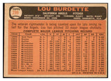 1966 Topps Baseball #299 Lou Burdette Angels EX 477314