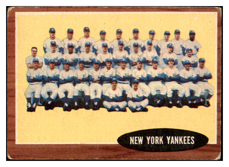 1962 Topps Baseball #251 New York Yankees Team GD-VG 477332