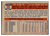 1957 Topps Baseball #038 Nellie Fox White Sox EX 477342