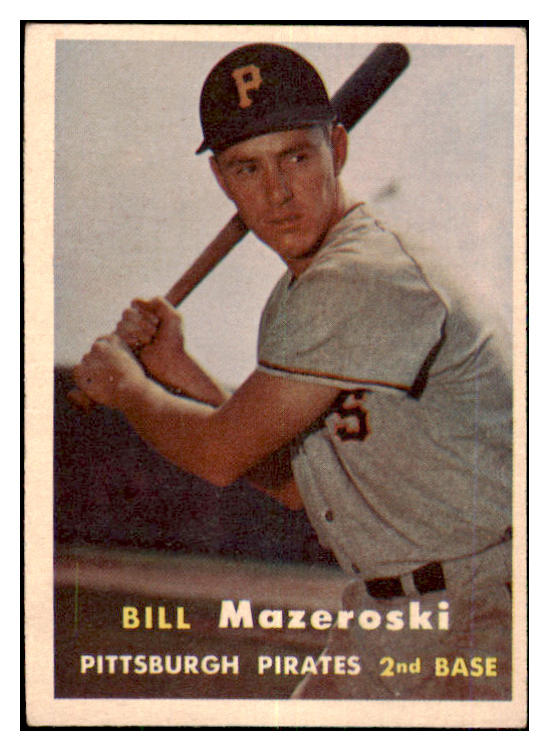 1957 Topps Baseball #024 Bill Mazeroski Pirates EX 477344