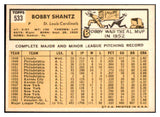 1963 Topps Baseball #533 Bobby Shantz Cardinals NR-MT 477348
