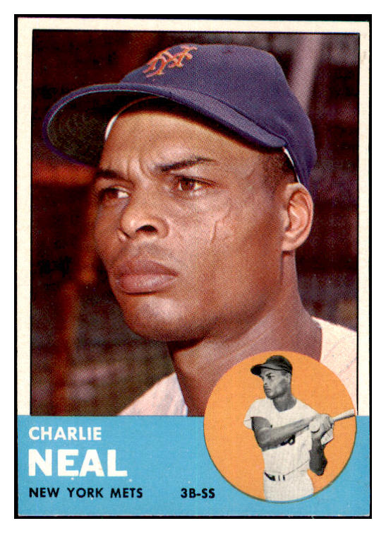 1963 Topps Baseball #511 Charlie Neal Mets NR-MT 477350