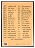 1963 Topps Baseball #509 Checklist 7 NR-MT 477351