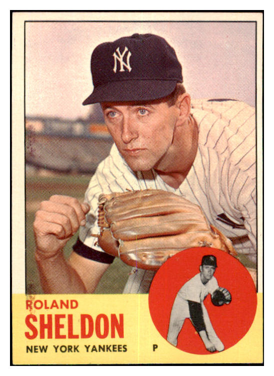 1963 Topps Baseball #507 Roland Sheldon Yankees NR-MT 477352