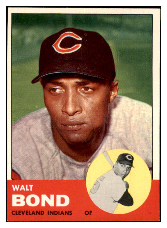 1963 Topps Baseball #493 Walt Bond Indians EX-MT 477369