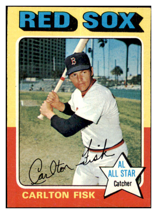 1975 Topps Baseball #080 Carlton Fisk Red Sox NR-MT 477381