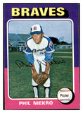 1975 Topps Baseball #130 Phil Niekro Braves NR-MT 477397