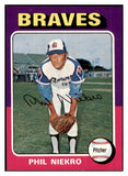 1975 Topps Baseball #130 Phil Niekro Braves NR-MT 477399