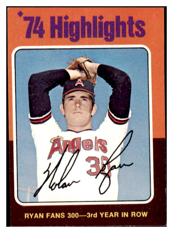 1975 Topps Baseball #005 Nolan Ryan HL Angels NR-MT 477410