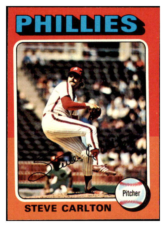 1975 Topps Baseball #185 Steve Carlton Phillies EX-MT 477428