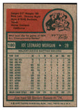 1975 Topps Baseball #180 Joe Morgan Reds EX-MT 477444