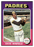 1975 Topps Baseball #061 Dave Winfield Padres EX-MT wax stain 477472