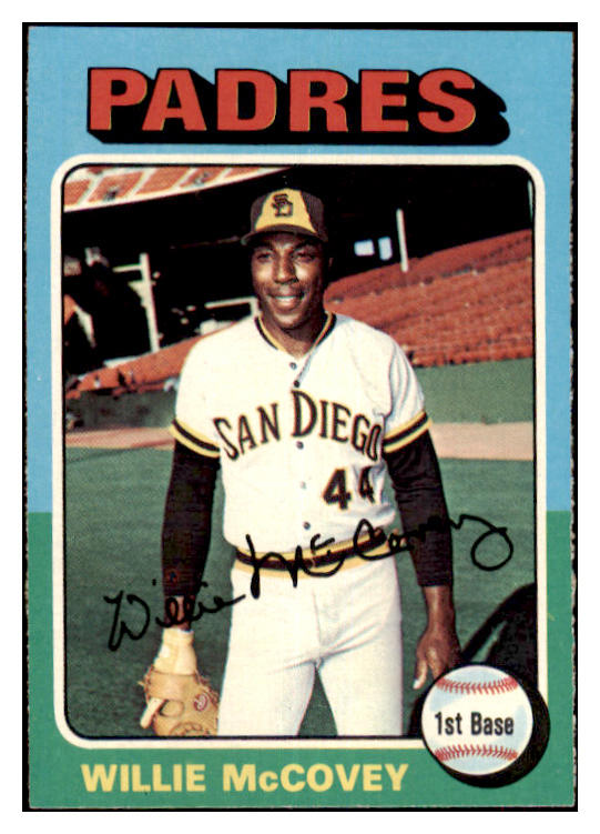 1975 Topps Baseball #450 Willie McCovey Padres EX 477500