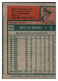 1975 Topps Baseball #450 Willie McCovey Padres EX 477500