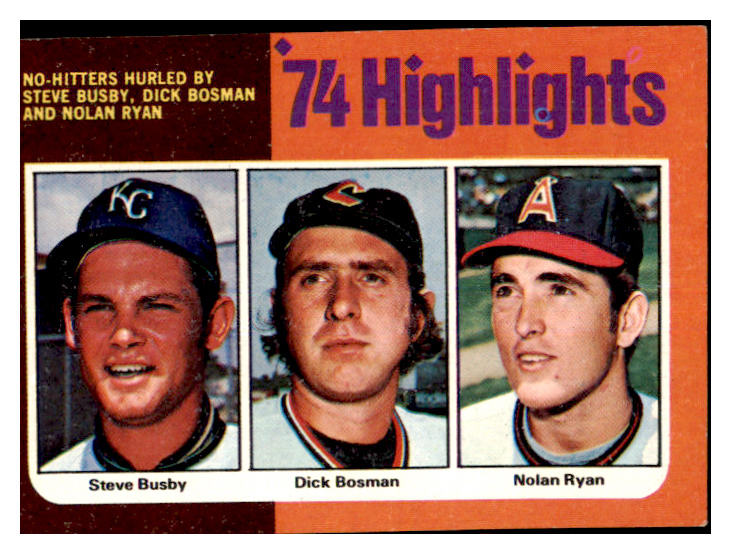 1975 Topps Baseball #007 Nolan Ryan HL Angels EX 477511