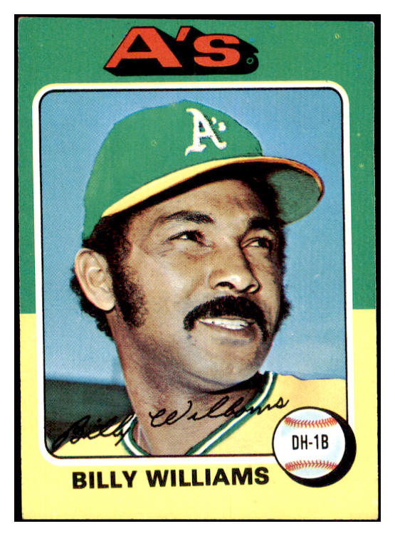 1975 Topps Baseball #545 Billy Williams A's EX 477517