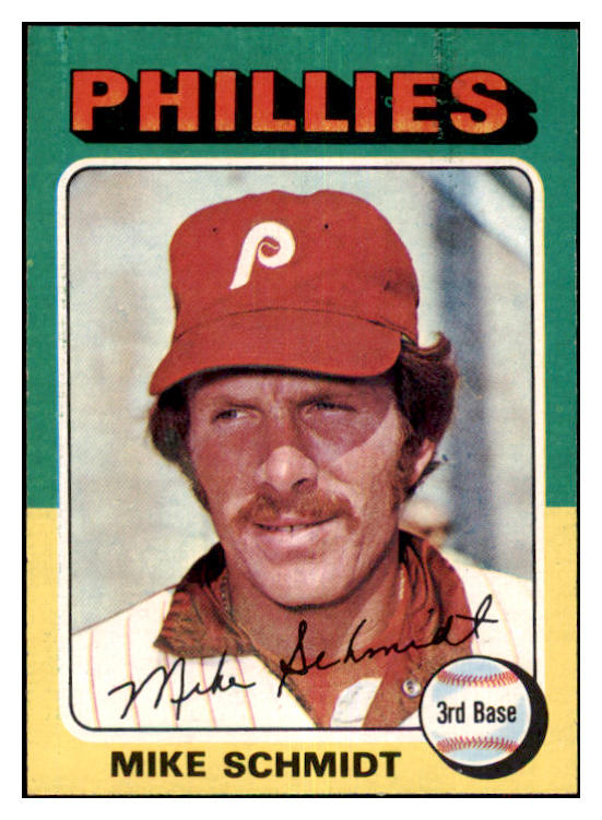 1975 Topps Baseball #070 Mike Schmidt Phillies VG-EX 477558