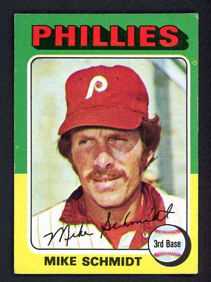 1975 Topps Baseball #070 Mike Schmidt Phillies VG-EX 477559