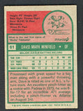 1975 Topps Baseball #061 Dave Winfield Padres VG-EX 477563