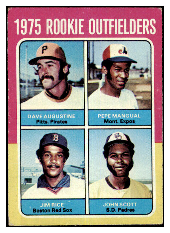 1975 Topps Baseball #616 Jim Rice Red Sox VG 477569