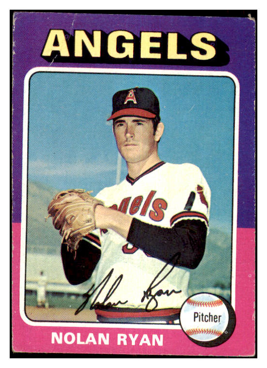 1975 Topps Baseball #500 Nolan Ryan Angels VG 477571