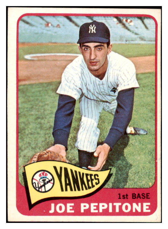 1965 Topps Baseball #245 Joe Pepitone Yankees NR-MT 477587