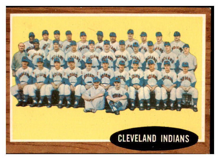1962 Topps Baseball #537 Cleveland Indians Team NR-MT 477590