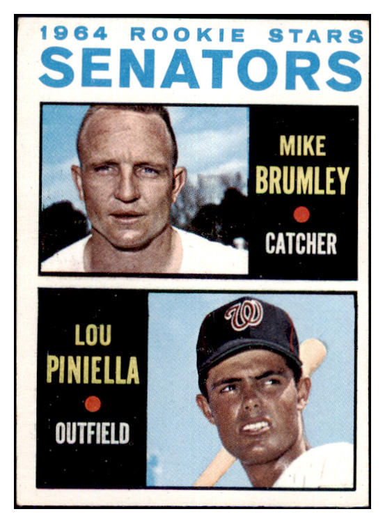 1964 Topps Baseball #167 Lou Piniella Senators VG-EX 477644