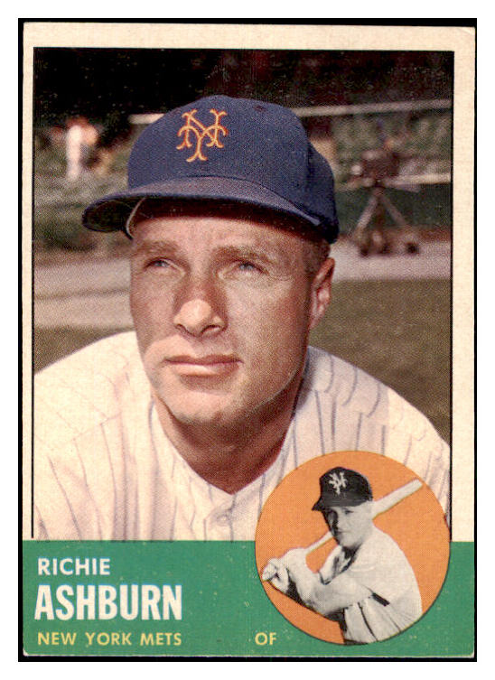 1963 Topps Baseball #135 Richie Ashburn Mets VG-EX 477649