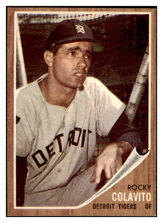 1962 Topps Baseball #020 Rocky Colavito Tigers VG-EX 477658