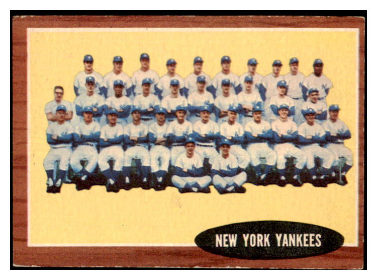 1962 Topps Baseball #251 New York Yankees Team VG-EX 477659
