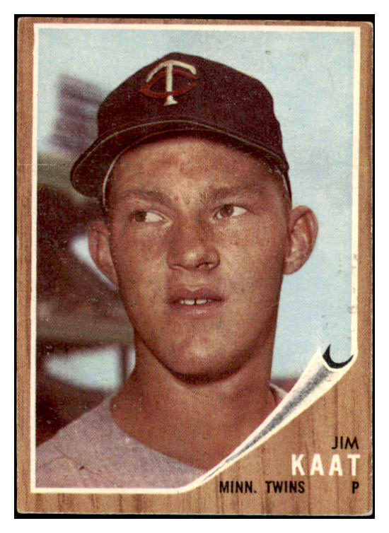 1962 Topps Baseball #021 Jim Kaat Twins VG-EX 477660