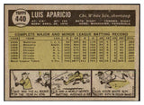 1961 Topps Baseball #440 Luis Aparicio White Sox VG-EX 477664