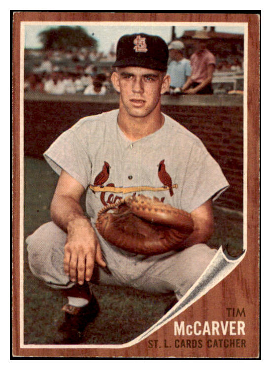1962 Topps Baseball #167 Tim McCarver Cardinals EX 477674