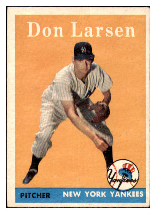 1958 Topps Baseball #161 Don Larsen Yankees EX 477683