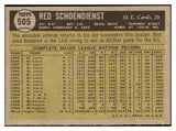 1961 Topps Baseball #505 Red Schoendienst Cardinals VG-EX 477691