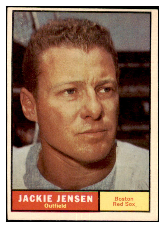 1961 Topps Baseball #540 Jackie Jensen Red Sox EX 477708