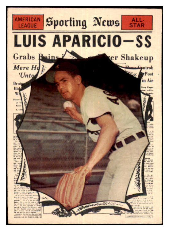 1961 Topps Baseball #574 Luis Aparicio A.S. White Sox VG-EX 477723