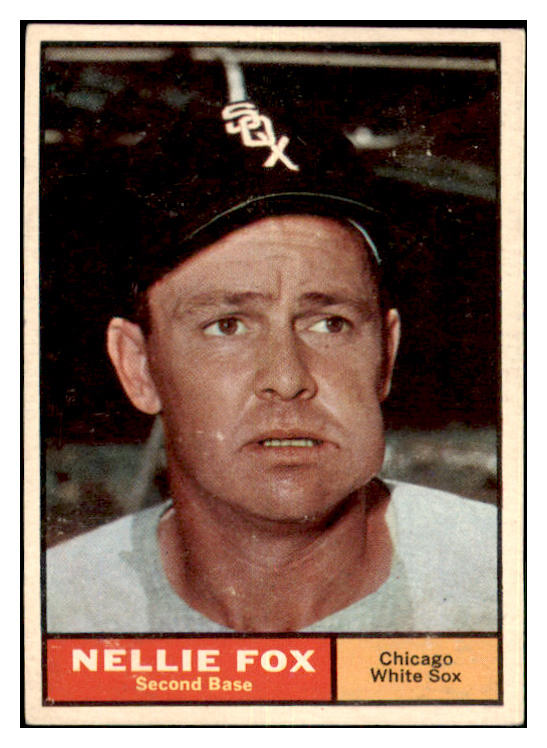 1961 Topps Baseball #030 Nellie Fox White Sox VG-EX 477726