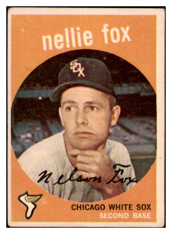 1959 Topps Baseball #030 Nellie Fox White Sox VG-EX 477729