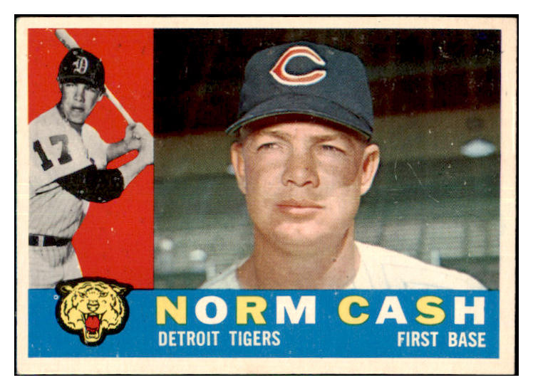 1960 Topps Baseball #488 Norm Cash Tigers EX-MT 477754