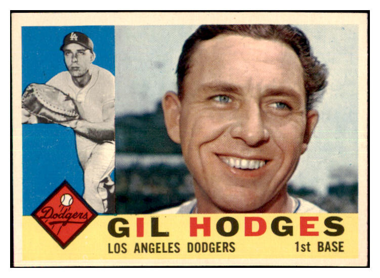 1960 Topps Baseball #295 Gil Hodges Dodgers EX-MT 477765