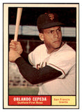 1961 Topps Baseball #435 Orlando Cepeda Giants EX-MT 477777